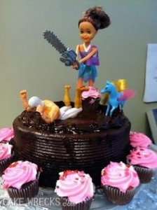 Texasi láncfűrészes torta...